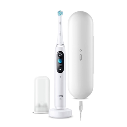 Attēls no Oral-B | Electric Toothbrush | iO9 Series | Rechargeable | For adults | Number of brush heads included 1 | Number of teeth brushing modes 7 | White