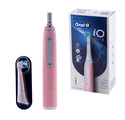 Изображение Oral-B IOSERIES3ICE rotary-pulsating electric toothbrush for adults pink