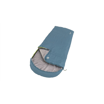 Изображение Outwell | Campion | Sleeping Bag | 215 x 80 cm | 2 way open - auto lock, L-shape | Ocean Blue