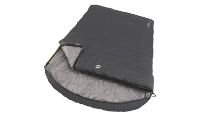Изображение Outwell | Campion Lux Double | Sleeping Bag | 225 x 140 cm | 2 way open - auto lock, L-shape | Dark Grey
