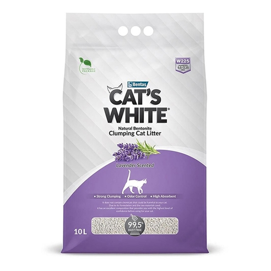 Picture of Pakaiši kaķiem Cats White Natural cementējoši 10l