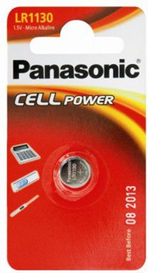 Picture of Panasonic  LR1130  65 mAh  1 5V Alkaline
