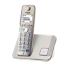 Picture of Panasonic | Cordless | KX-TGE210FXN | Built-in display | Caller ID | Champagne | Conference call | Phonebook capacity 150 entries | Speakerphone