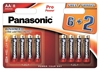 Picture of Panasonic Pro Power battery LR6PPG/8BW (6+2)