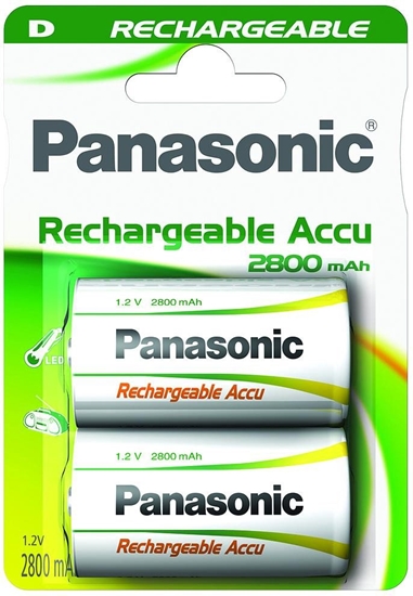 Picture of Panasonic rechargeable battery NiMh 2800mAh P20P/2B