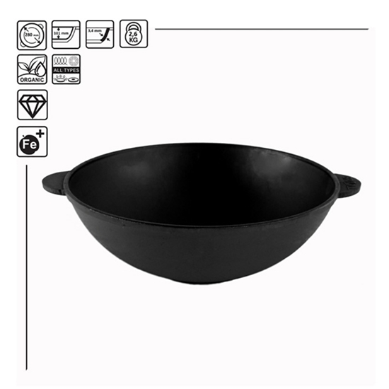 Picture of Panna WOK, čuguna 3.7 L 280x96mm