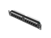 Picture of Patch Panel 12 Port 1U 10 cali kategoria 6 czarny 