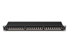 Изображение Patchpanel 24 port 1U KAT6A EK. PPSA-1024-B Czarny