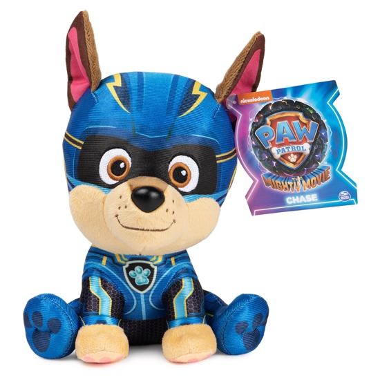 Picture of Paw Patrol PAW PATROL Mighty Pups Movie plush Chase, 15 cm