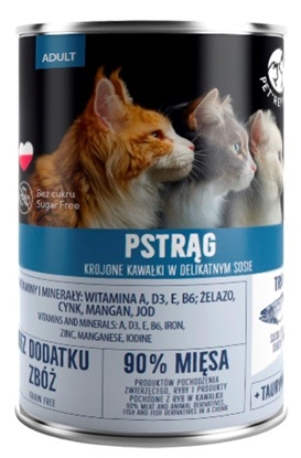 Изображение PET REPUBLIC Adult Trout - wet cat food - 400g