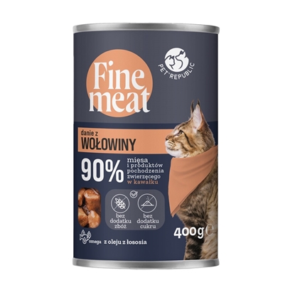 Изображение PET REPUBLIC Fine Meat Beef dish - wet cat food - 400g