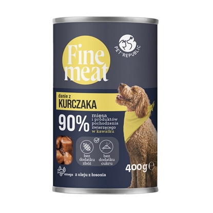 Picture of PET REPUBLIC Fine Meat chicken dish - wet dog food - 400g