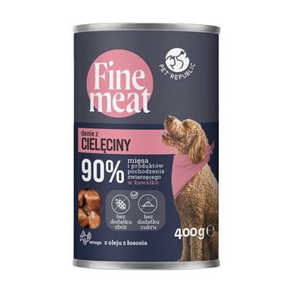 Изображение PET REPUBLIC Fine Meat veal dish - wet dog food - 400g