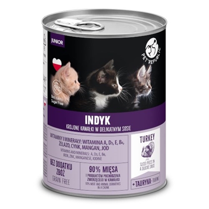 Picture of PET REPUBLIC Junior Turkey - wet cat food - 400g