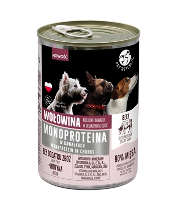 Изображение PET REPUBLIC Monoprotein Beef - wet dog food - 400g