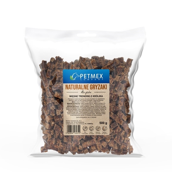 Изображение PETMEX Rabbit treats - dog treat - 500g