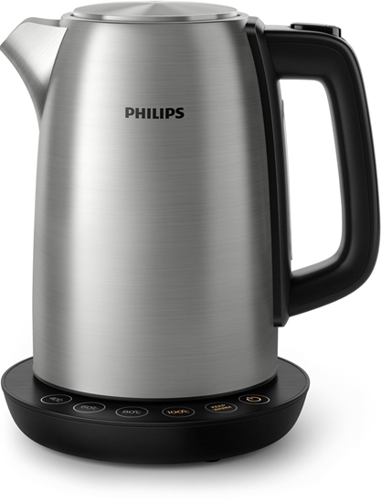 Picture of Philips Avance Collection HD9359/90 electric kettle 1.7 L 2200 W Black, Metallic