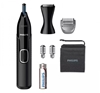 Picture of Philips Nose and ear trimmer NT5650/16 100% waterproof, AA-battery included, , precision comb, 2 eyebrow combs 3mm/5mm, on/off button, black