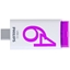 Attēls no PHILIPS USB-C 3.2 Gen 1 Flash Drive Click Magic Purple 64GB