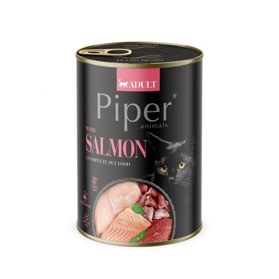 Изображение PIPER Animals with salmon - wet cat food - 400g