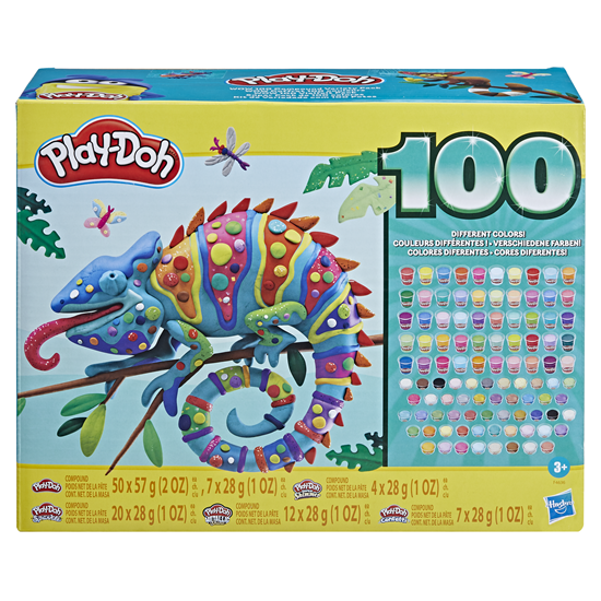 Изображение Plastilino rinkinys PLAY-DOH 100 vnt.