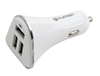 Изображение Platinet car charger + cable 3xUSB 5200mA, white (43722)