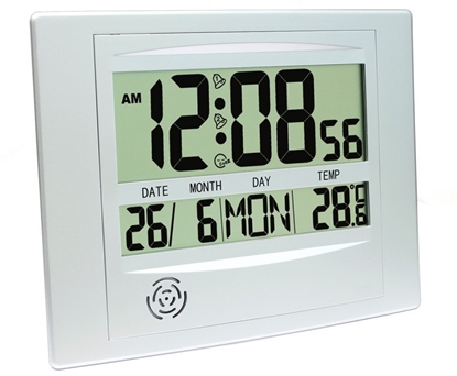 Attēls no Platinet digital weather station + alarm clock 44377