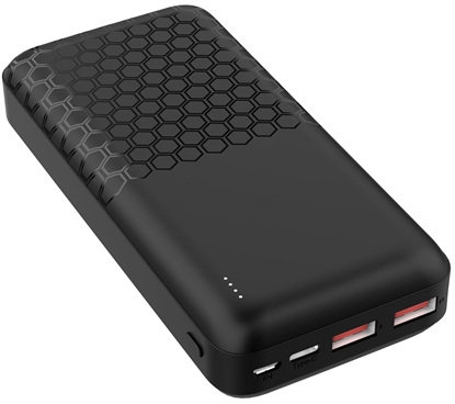 Attēls no Platinet power bank 20000mAh PD QC, black (45932)