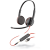 Изображение POLY Blackwire C3225 UC Stereo Wired Headset, USB-A, 3.5 mm jack, Black