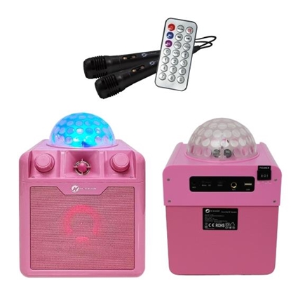 Изображение Portable Speaker|N-GEAR|DISCO BLOCK 410 PINK|Pink|Wireless|Bluetooth|DISCOBLOCK410P