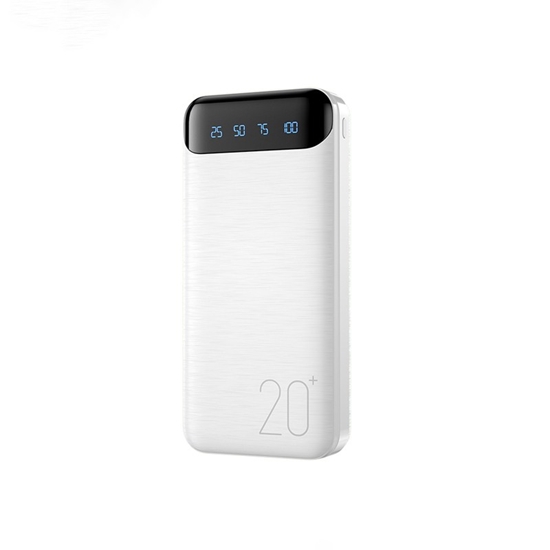 Picture of Power bank 20000 mAh Super Charging 2xUSB-A LED Biały