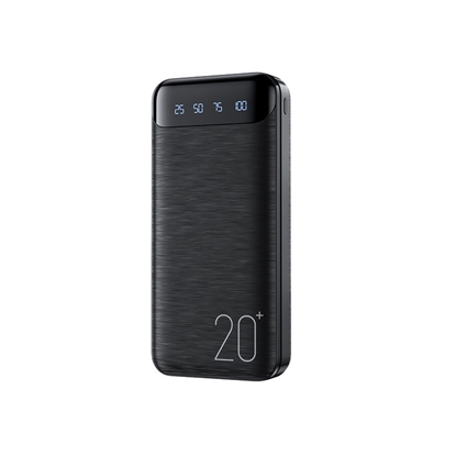 Attēls no Power bank 20000 mAh Super Charging 2xUSB-A LED Czarny