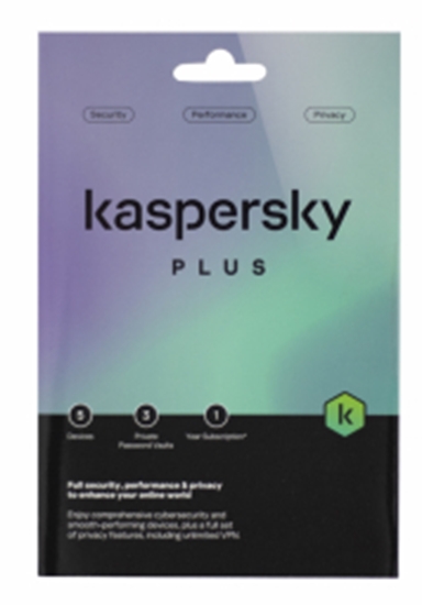 Изображение Programma Kaspersky Plus Pamata Licence 1 Gads 3 Iekārtām