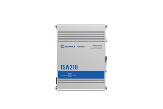 Picture of Przełącznik niezarządzalny TSW210 Switch 2xSFP 8xPoE+ 8xGbE DIN RAIL Back Panel 