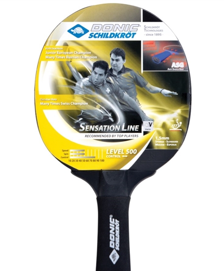 Изображение Racket, ping pong paddle Donic Sensation 500