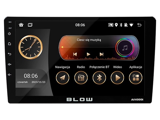 Picture of Radio samochodowe AVH-9991 1DIN 9 cali Android/WiFi/GPS/CARPLAY 