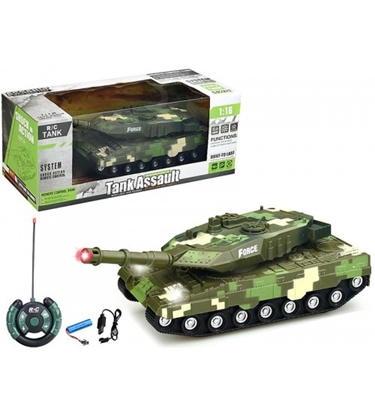 Picture of Radiovadāmais tanks (gaisma, skaņa, 4 virz.) ar USB uzlāde 34 cm 575455