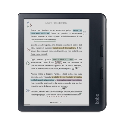 Picture of Rakuten Kobo Libra Colour e-book reader Touchscreen 32 GB Wi-Fi Black