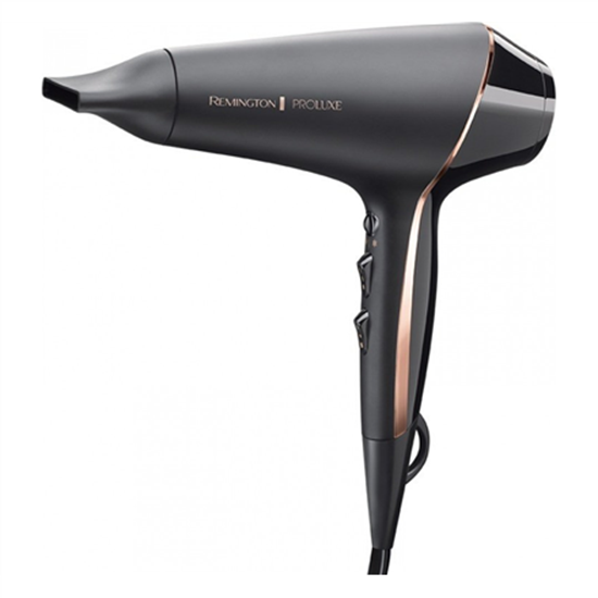 Изображение Remington AC9140B ProLuxe Hair Dryer, Blac | Remington ProLuxe Hair Dryer | AC9140B | 2400 W | Number of temperature settings 3 | Ionic function | Diffuser nozzle | Black