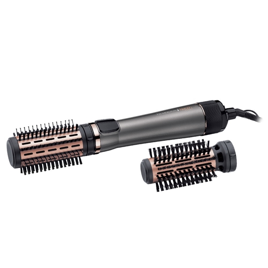 Изображение Remington AS8810 hair styling tool Hot air brush Steam Silver, Black, Gold 1000 W 3 m