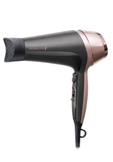 Изображение Remington D5706 hair dryer 2200 W Black, Pink gold