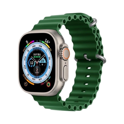 Attēls no Riff "Ocean" silikona siksniņa priekš Apple iWatch sērijai 38 / 40 / 41 mm Clover green