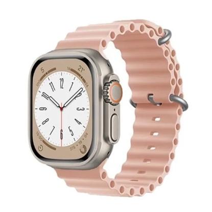 Attēls no Riff "Ocean" silikona siksniņa priekš Apple iWatch sērijai 38 / 40 / 41 mm Pink sand