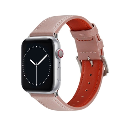 Изображение Riff Ādas siksniņa priekš Apple iWatch series 38 / 40 / 41 mm Powder pink