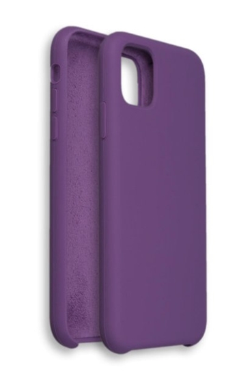 Picture of Riff Plāns & Mīksts silikona aizmugures maks ar mīkstu iekšpusi priekš Apple iPhone 11 Pro Purple