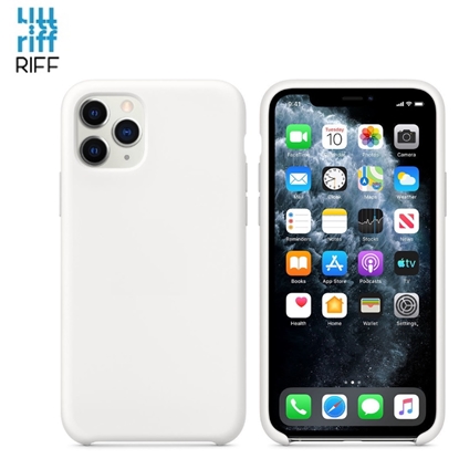 Attēls no Riff Plāns & Mīksts silikona aizmugures maks ar mīkstu iekšpusi priekš Apple iPhone 11 Pro White