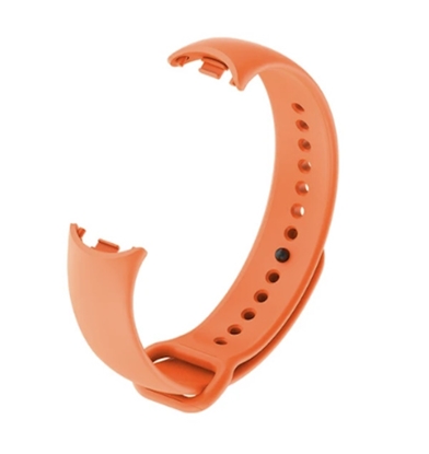 Picture of Riff Silikona siksniņa priekš Xiaomi Mi Band 8 series Orange