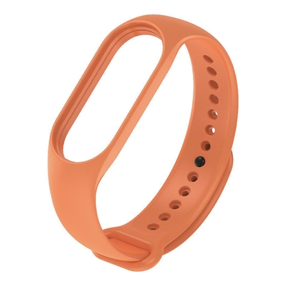 Изображение Riff Silikona siksniņa priekš Xiaomi Mi Band series 3 / 4 / 5 / 6 / 7 Orange