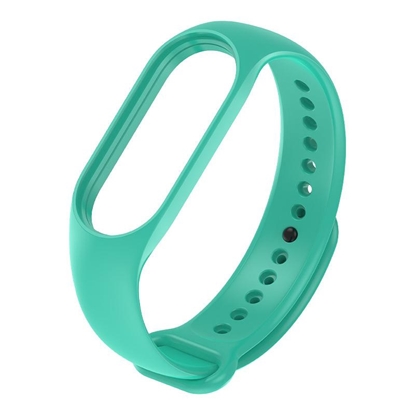 Attēls no Riff Silikona siksniņa priekš Xiaomi Mi Band series 3 / 4 / 5 / 6 / 7 Turquoise