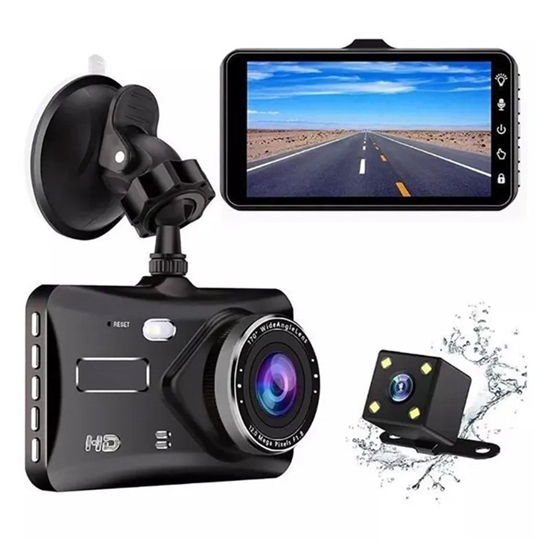 Picture of RoGer 2in1 DVR3 Car video recorder and rear view camera / Full HD / 170' / G-Sensor / LCD 4''